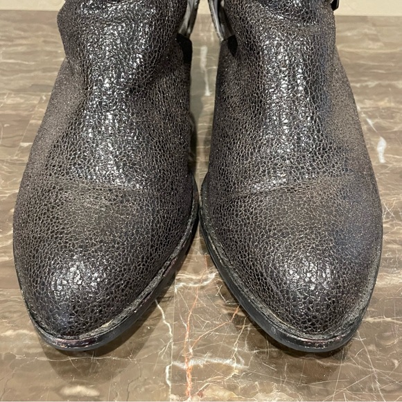 Jeffrey Campbell Everly Two-toned Leather Ankle Boots - Picture 8 of 13